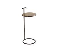 J-Line Table Gigogne Toni Alluminio/Ferro Oro/Nero