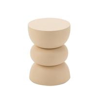 J-Line Tavolo Gigogne Lise in Ferro Beige