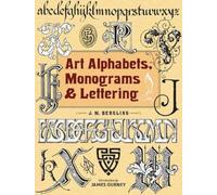 J. M. Bergling Art Alphabets, Monograms, and Lettering (Tascabile)