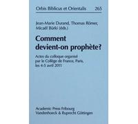 J.-M. Durand Comment devient-on prophète? (Copertina rigida)