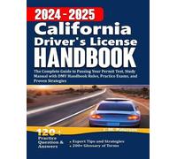 J M Paterson California Driver's License Handbook 2024 (Tascabile)