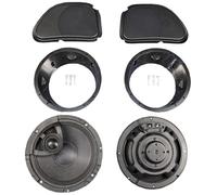 J&M Rokker Kit Altoparlanti Paraurti 6,58" per Harley Road Glide 2006-2013