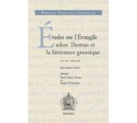 J.-M. Sevrin Études sur l'Évangile selon Thomas et la littéra (Copertina rigida)