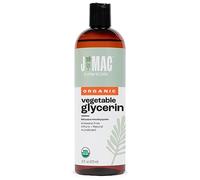 J MAC BOTANICALS - Olio di glicerina vegetale biologico (flacone da 16 oz) Idratante e ammorbidente, liquido naturale puro al 100%