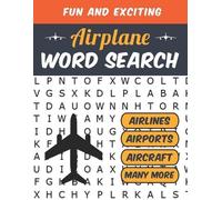 J Markz Publishing Airplane Word Search (Tascabile)