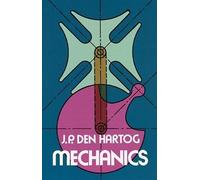 J. P. Den Hartog Mechanics (Tascabile) Dover Books on Physics
