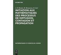J P Monin R Ben Initiation Aux Mathématiques Des Processus de (Copertina rigida)