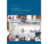 J Paul Peter James Loose Leaf for a Preface to Marketing (Rilegatura flessibile)