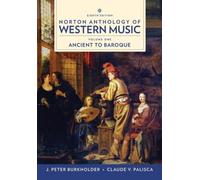J. Peter Burkholder Donald Jay Grout Claud Norton Anthology of W (Anello, filo)