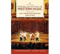 J. Peter Burkholder Donald Jay Grout Claud Norton Anthology of W (Anello, filo)