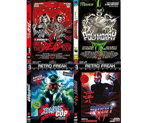 J. R. Bookwalter Pack 4 DVD: The dead next door + Polymorph + Zombie Cop + Robot Ninja (Original Audio - Sub ENG/FR/ITA/ESP)