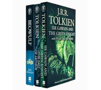 J.R.R. Tolkien 3 Books Collection Set (Beowulf, The Fall of Arthur, Sir Gawain and the Green Knight)