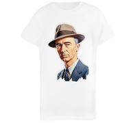 J Robert Oppenheimer Camiseta Infantil Básica Algodón Blanca Basic Cotton White Children's T-Shirt