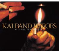 J-Rock KAI BAND / KAI BAND HEROES 45th ANNIVERSARY BEST CD con DVD Japan J-Pop