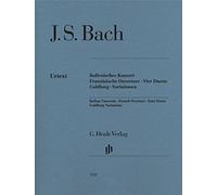 J.S.バッハ: イタリア協奏曲 ヘ長調 BWV 971、フランス風序曲 ロ短調 BWV 831, 4つのデュエット, ゴールドベルグ(ゴルトベルク)変奏曲 BWV 988/原典版(運指なし)/ヘンレ社/ピアノ・ソロ