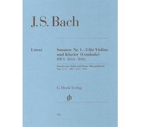 バッハ, J. S. : バイオリン・ソナタ集 第1巻 BWV 1014-1016/ヘンレ社原典版ピアノ伴奏付ソロ楽譜