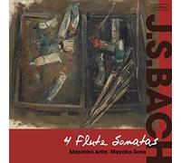 J.S.バッハ : 4つのフルート・ソナタ / 有田正広、曽根麻矢子 (J.S.Bach : 4Flute Sonatas / Masahiro Arita, Mayako Sone) [CD] [国内プレス] [日本語帯・解説付]