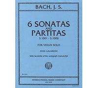 J.S. Bach: 6 Sonatas And Partitas (S.1001 - S.1006). For Violino