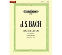 J.S. Bach: 6 Suites BWV 1007-1012 - Cello (Edition Peters Urtext)