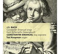 Johann Sebastian J.S. Bach: Constantin Emanuel Sings from Schemellis Gesan (CD)