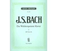 J.S. Bach: Das Wohltemperierte Klavier Volume 1 (Breitkopf Edition). For Pianoforte, Clavicembalo, Organo