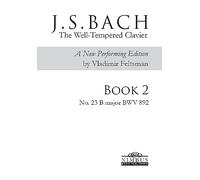J.S. Bach: Il libro di Clavier ben temperato 2 - n. 23 B maggiore, BWV 892