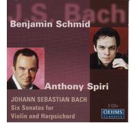 J.S. Bach Six Sons for Vn & Hpd (CD)