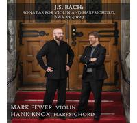 J.S. / Fewer / Knox Bach Sonatas for Violin & Harpsichord (CD)