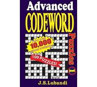 J S Lubandi Advanced Codeword Puzzles (Tascabile) Advanced Codeword Puzzles
