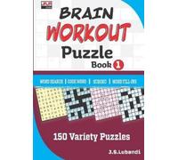 J S Lubandi BRAIN WORKOUT Puzzle Book 1 (Tascabile)