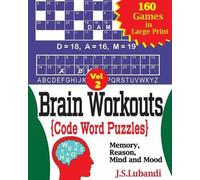 J S Lubandi Brain Workouts (CODE WORD) Puzzles (Tascabile)