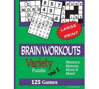 J S Lubandi BRAIN WORKOUTS (Variety) Puzzles (Tascabile)