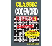 J S Lubandi Classic Codeword Puzzles 3 (Tascabile) Classic Codeword Puzzles 3