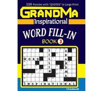 J S Lubandi GRANDMA Inspirational WORD FILL-IN Book (Tascabile)