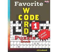 J S Lubandi Jaja Books Favorite CODEWORD Puzzle Book 1 (Tascabile)