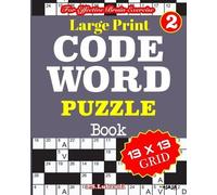 J S Lubandi Large Print CODEWORD PUZZLE Book; Vol. 2 (Tascabile)