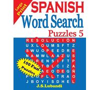 J S Lubandi Large Print SPANISH Word Search Puzzles 5 (Tascabile)