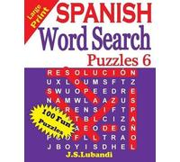 J S Lubandi Large Print SPANISH Word Search Puzzles 6 (Tascabile)