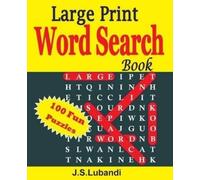J S Lubandi Large Print Word Search Book (Tascabile)