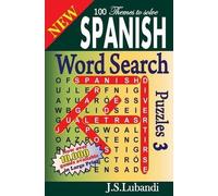 J S Lubandi New Spanish Word Search Puzzles 3 (Tascabile)