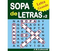 J S Lubandi SOPA de LETRAS #2 (Letra Grande) (Tascabile)
