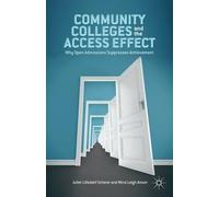 J. Scherer M. Anson Community Colleges and the Access Effect (Copertina rigida)