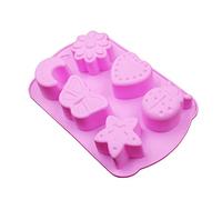 J Shop 1PCS Pasta Maker Sapone FAI DA TE Stampo Stella Luna Farfalla Beetle Cuore Del Fiore Del Silicone Della Muffa