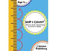 J Sisters Publishing Skip & Count Math Skip Counting Activity Book (Tascabile)