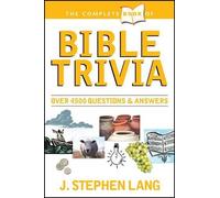 J. Stephen Lang The Complete Book of Bible Trivia (Tascabile)