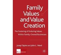 J. Tàpies Family Values and Value Creation (Copertina rigida)
