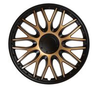 J-Tec Set di 4 Copricerchi Orden 13 Pollici Nero/Oro