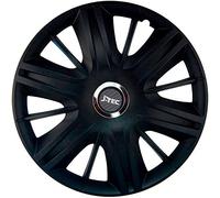 J-Tec J16582 Set Di 4 Copricerchi Maximus 16 Pollici Nero + Anello Cromato, Chrome