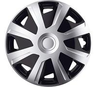 J-Tec Set di 4 Copricerchi Mistral Van 15 Pollici Argento/Nero (sferico)
