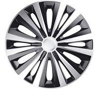 J-Tec Set di 4 Copricerchi Multi 13 Pollici Argento/Nero